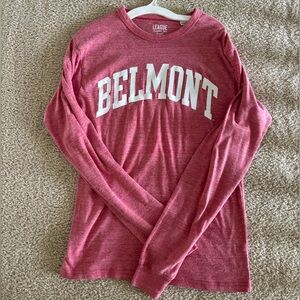 League Belmont University Red Long Sleeve Shirt